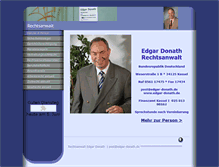 Tablet Screenshot of edgar-donath.de
